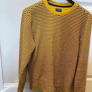 GUESS yellow Long sleeve tee size medium